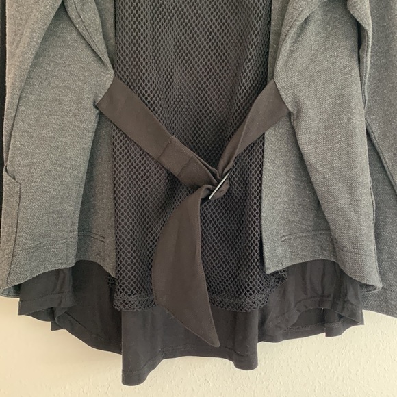 Cabi 3184 Love Carol Modern Mesh Back Grey Jacket - Picture 10 of 11